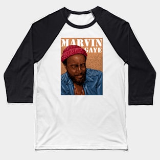 Marvin Gaye - Classic Fan Art Baseball T-Shirt